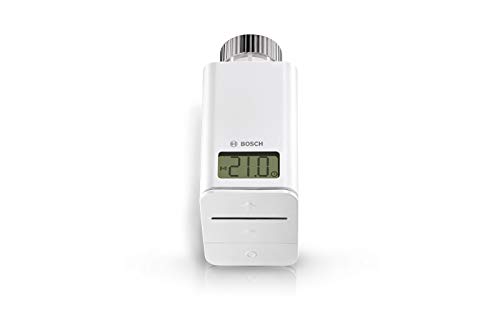Bosch Smart Home Heizkörperthermostat, Thermostat Heizung mit App-Funktion, kompatibel mit Amazon Alexa, Apple HomeKit, Google Home (exklusiv für Deutschland)