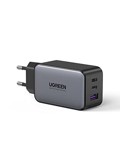 UGREEN 65W USB C Ladegerät Nexode USB C Netzteil 3-Port Charger PD...