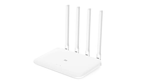 Xiaomi Mi AIoT Router 4C WLAN Router (Bis zu 300 Mbps bei 2,4GHz, Dual-Core CPU, 2 x LAN Ports, 4 externen Antennen, bis zu 64 Geräte)