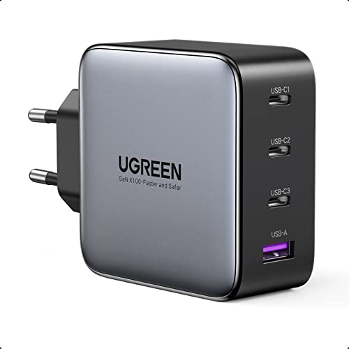 UGREEN Nexode 100W USB C Ladegerät GaN USB C Netzteil 4 Ports Charger...