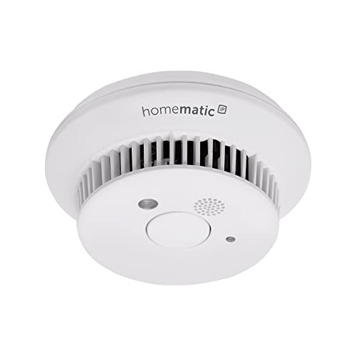 Homematic IP Smart Home Rauchwarnmelder HmIP-SWSD mit 10-Jahres-Lithium-Batterie