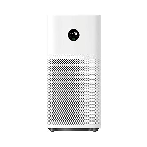 Xiaomi Mi Smart Air Purifier 3H Luftreiniger (3-fach HEPA 13 Filtersystem: filtert 380 qm3 pro Stunde, Filterwechsel-Alarm, OLED Touch Display, Kompatibel mit Mi Home App, Alexa und Google Assistent)