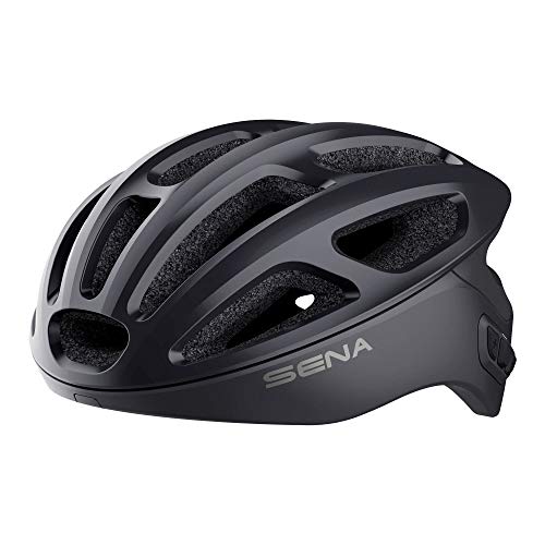 Sena R1 der Smarte Fahrradhelm (Matte Black, Größe L)