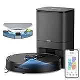 360 Botslab by S8 Plus Staubsauger Roboter mit Absaugstation 4L, 2700Pa Saugroboter mit Wischfunktion Lasernavigation, 250Min Laufzeit, WLAN Alexa App Steuerung