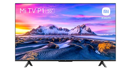 Xiaomi Smart TV P1 55 Zoll (Frameless, UHD, Triple Tuner, Android 10.0, Prime Video,Netflix,google assistant, bluetooth, 3 HDMI, 2 USB) [Modell 2021]
