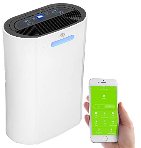 Sichler Haushaltsgeräte Luftentfeuchter, 10 l/Tag, für Amazon Alexa & Google Assistant, 265 W