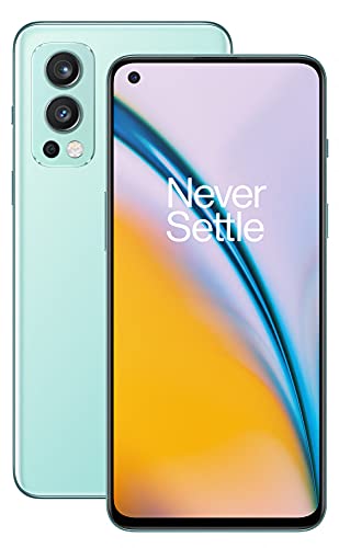 OnePlus Nord 2 5G 8 GB RAM 128 GB SIM-freies Smartphone mit Dreifachkamera und 65W Warp Charge - 2 Jahre Garantie - Blue Haze