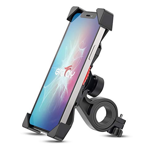 Grefay Fahrrad Handyhalterung Universal Motorrad Handy Halterung für 3,5-6,5 Zoll Smartphone mit 360° Drehbar
