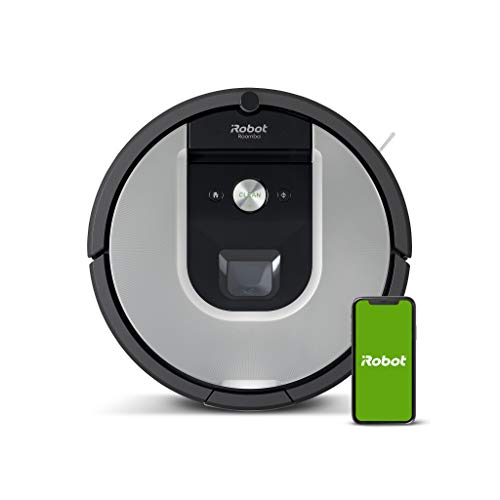 iRobot Roomba 971 App-steuerbarer Saugroboter (Staubsauger Roboter) mit zwei Gummibürsten,Ideal bei Haustieren,Lädt auf und reinigt weiter,Individuelle Anpassung per App, Sprachassistenten-kompatibel