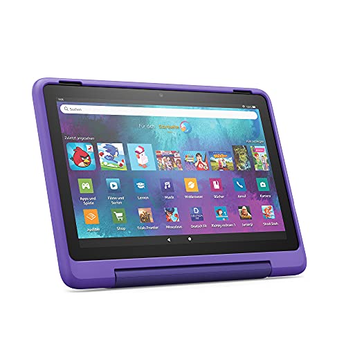 Fire HD 10 Kids Pro-Tablet | Ab dem Grundschulalter | 25,6 cm (10,1 Zoll) großer Full-HD-Bildschirm (1080p), 32 GB, kindgerechte Hülle mit „Graffiti“-Design