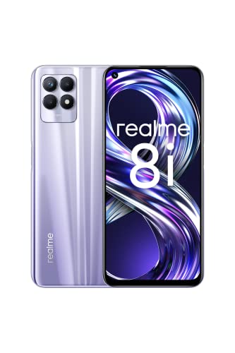 realme 8i Smartphone ohne Vertrag, MediaTeK Helio-G96-Prozessor, 6.6' Ultraflüssiges 120-Hz-Display, 50MP-KI-Dreifach-Kamera, Starker 5000-mAh-Akku, Dual Sim, NFC, 4GB+64GB, Space Purple