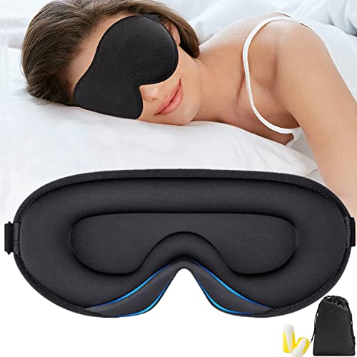 Schlafmaske,Schlafbrille,Augenmaske,3D Schlafmaske für Herren,...