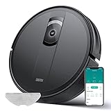 OSOTEK Saugroboter mit Wischfunktion,3500Pa Saugkraft Staubsauger Roboter,150Min. Laufzeit,Alexa & APP Sprachsteuerung, Wischroboter für Tierhaare, Teppiche und Hartböden