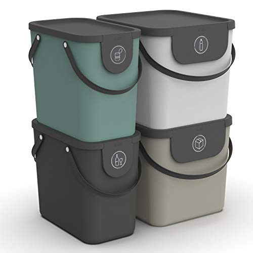 Rotho Mülltrennungssystem Albula 4er-Set