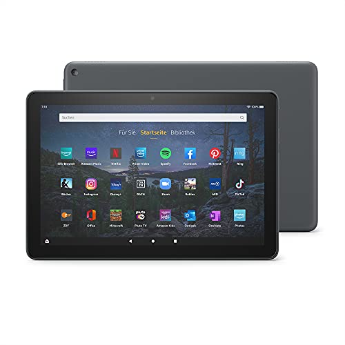 Fire HD 10 Plus-Tablet | 25,6 cm (10,1 Zoll) großes Full-HD-Display (1080p), 32 GB, Schiefergrau – mit Werbung