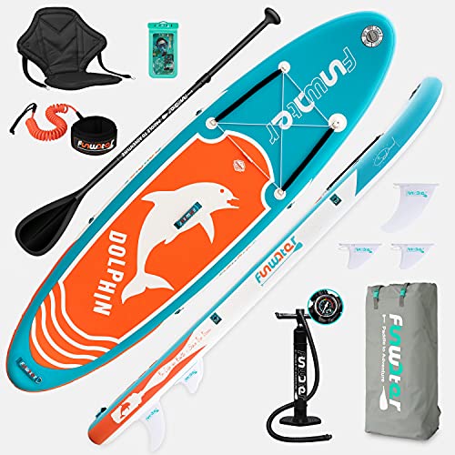FunWater Inflatable Stand Up Paddle Board 320 * 84cm SUP Board...