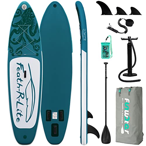 FEATH-R-LITE Aufblasbare Stand Up Paddle Board Surfbrett SUP Complete...