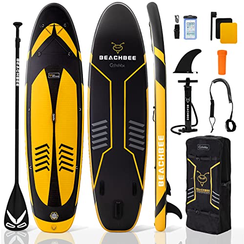 CalmMax Aufblasbares Stand Up Paddle Board 320x76x15cm 10.6' bis 200kg...