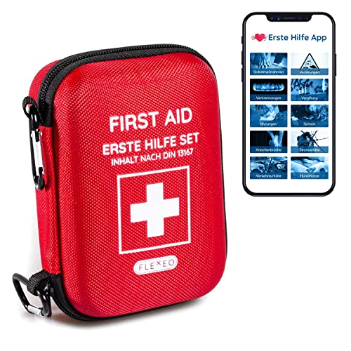 Erste Hilfe Set Outdoor inkl. App - Wandern - Fahrrad - First aid kit - klein mini unterwegs - Kinder - Motorrad - Camping - Survival - Reiseset - notfall - erstehilfeset - reise