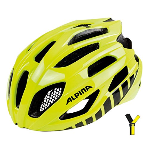 ALPINA Unisex - Erwachsene, FEDAIA Fahrradhelm, be visible gloss, 53-58 cm