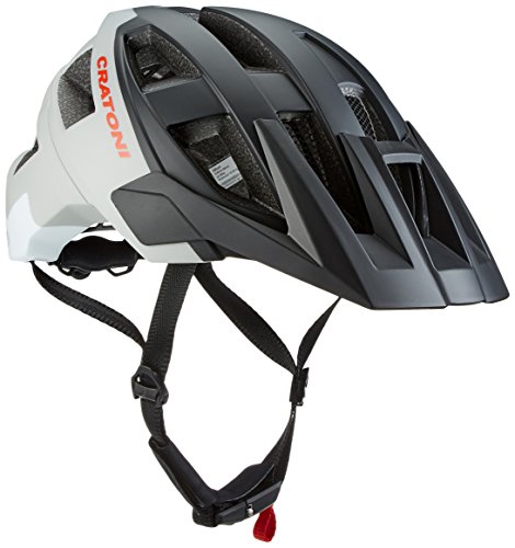 Cratoni Fahrradhelm AllSet, Black-Grey-White Matt, S-M