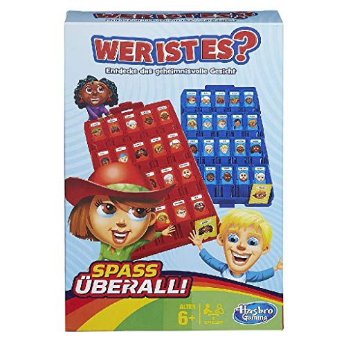 Hasbro Wer ist es? Kompaktes Reisespiel ,deutsche Version für Kinder...