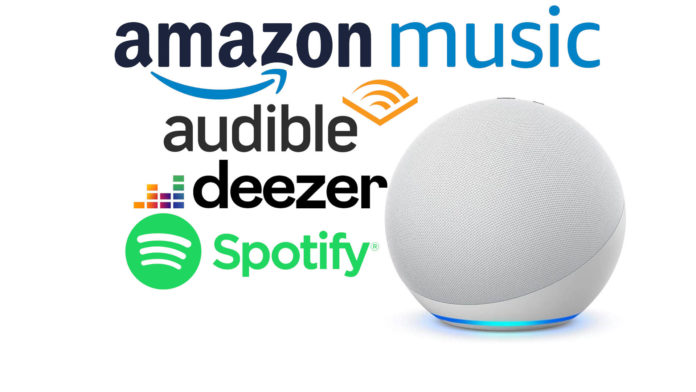 Alexa Sprachbefehle Musik-Wiedergabe Amazon Music Audible Deezer Spotify
