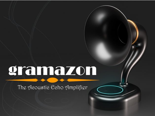 Amazon Echo Dot 2 Grammophone 3D-Druck