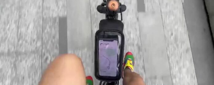 Cheftick wasserdichte Fahrrad-Rahmentasche für das Smartphone