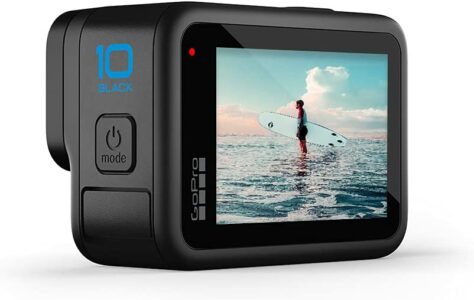 GoPro HERO10 Black - Wasserdichte Action-Kamera mit Touch-Rückseiten