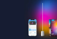 Smarte Govee RGBIC LED Standleuchte mit App & Sprachsteuerung Govee Lyra smarte RGBIC LED Stehlampe