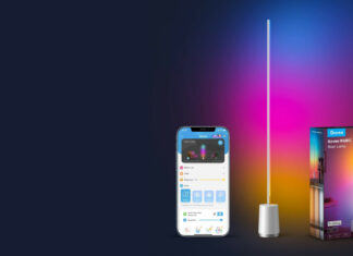 Smarte Govee RGBIC LED Standleuchte mit App & Sprachsteuerung Govee Lyra smarte RGBIC LED Stehlampe