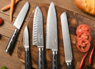 Nanfang Brothers Damast-Küchenmesser-Set im Test