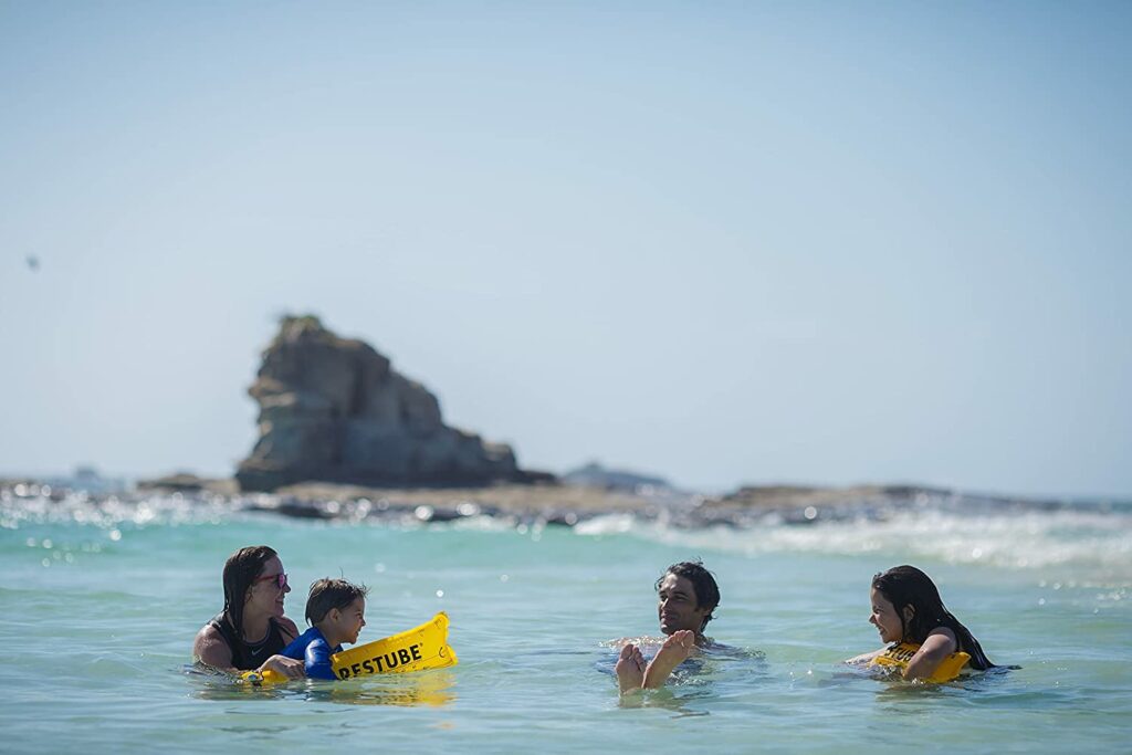 Restube Unisex-Adult Beach Schwimmboje aufblasbar – Notfall Schwimmhilfe rettet leben