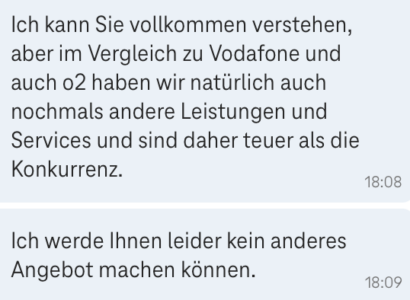 Telekom Kundenchat des Grauens