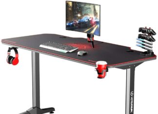 ULTRADESK Frag Gaming-Tisch – Test- & Erfahrungsbericht ULTRADESK Frag Rot Gaming Tisch Test und Erfahrungsbericht