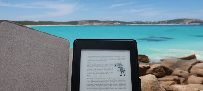 e-reader für Langstreckenflüge und Busreisen - Urlaubsgadgets Strand und Badeurlaub